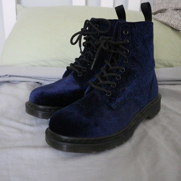 Dr. Martens Shoes - Dr. Martens Women's Blue Boot